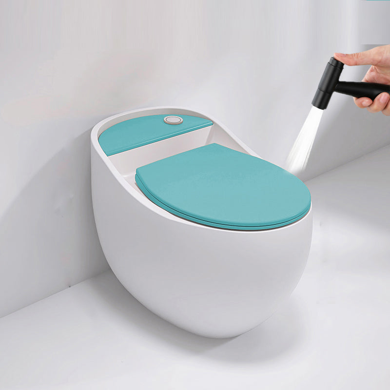 Contemporary Siphon Jet Toilet Floor Mounted Urine Toilet for Washroom