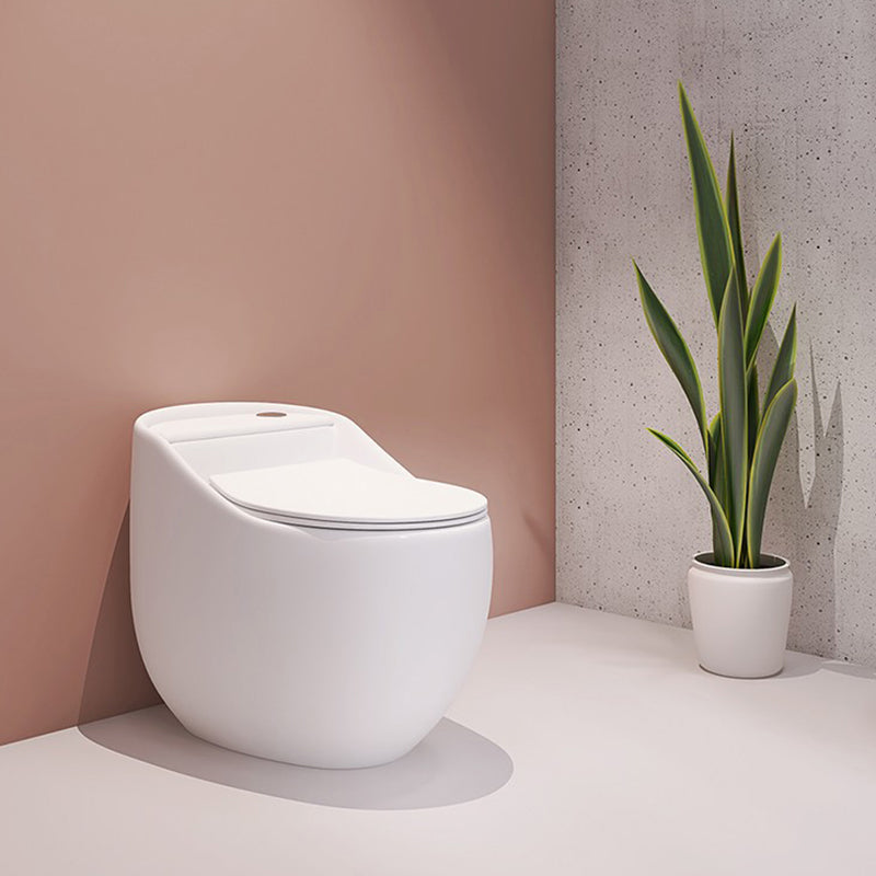 Contemporary Siphon Jet Toilet Floor Mounted Urine Toilet for Washroom