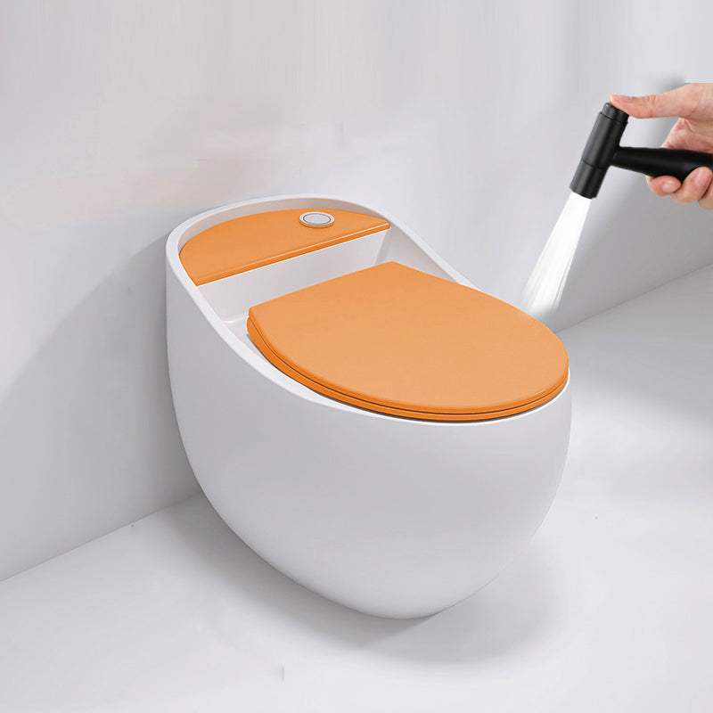 Contemporary Siphon Jet Toilet Floor Mounted Urine Toilet for Washroom