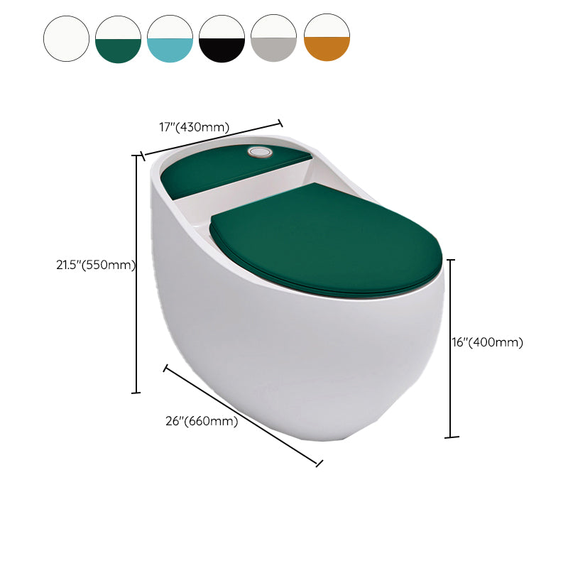Contemporary Siphon Jet Toilet Floor Mounted Urine Toilet for Washroom