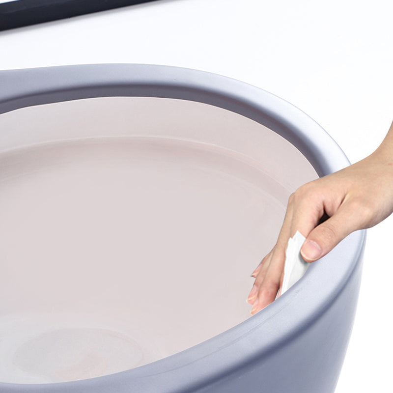 Contemporary Floor Mount Flush Toilet Siphon Jet Ceramic Urine Toilet for Bathroom