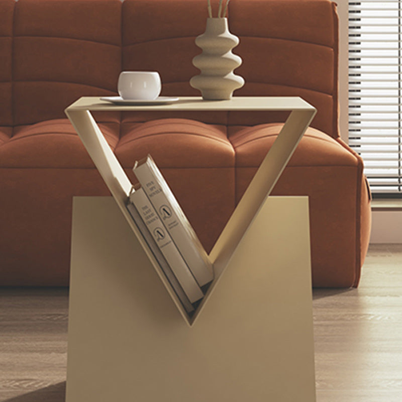 15" Wide Contemporary Corner Table Storage Square Accent Side Table