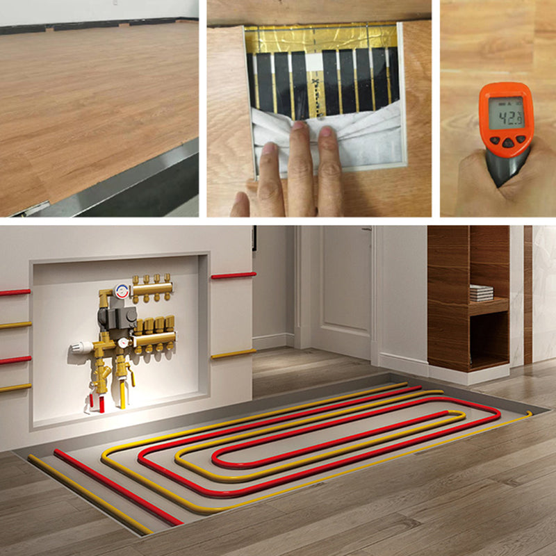 Click-Lock PVC Flooring Low Gloss Wood Look Vinyl Flooring for Living Room