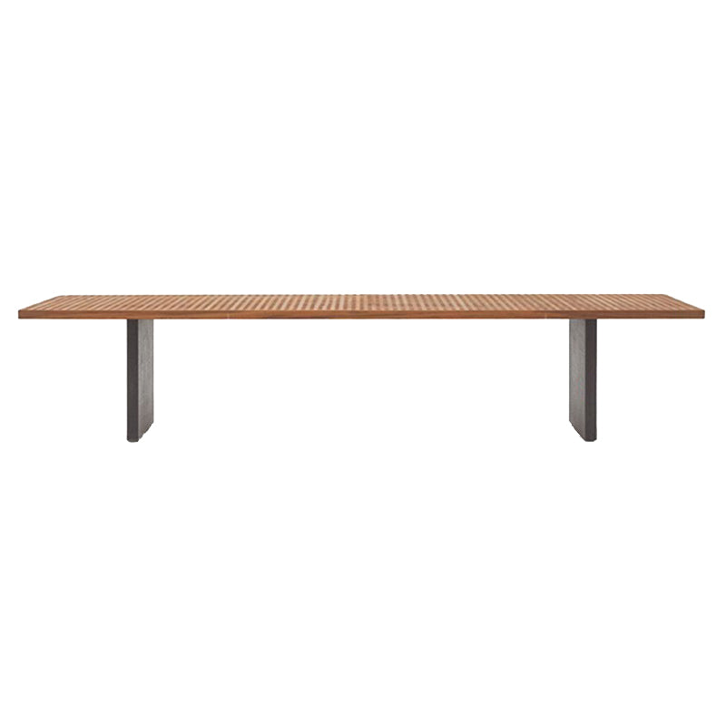 Modern Patio Dining Table Set 1/6/9 Pcs Wood Patio Dining Table and Chairs