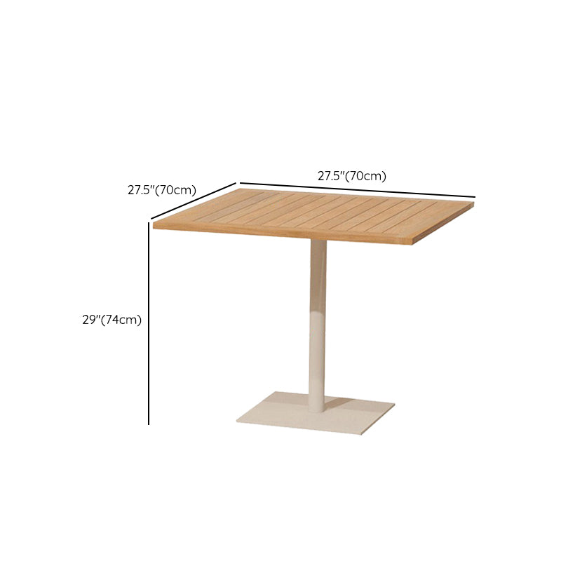 Modern Patio Dining Table Set 1/6/9 Pcs Wood Patio Dining Table and Chairs