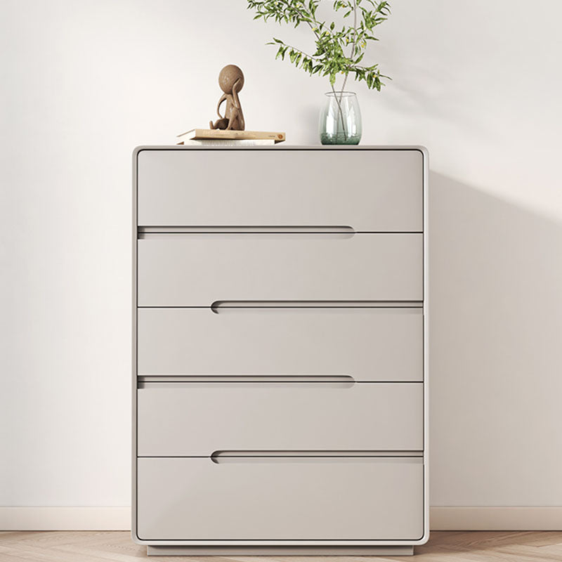 Modern Horizontal Double Dresser Wood Storage Dresser for Bedroom