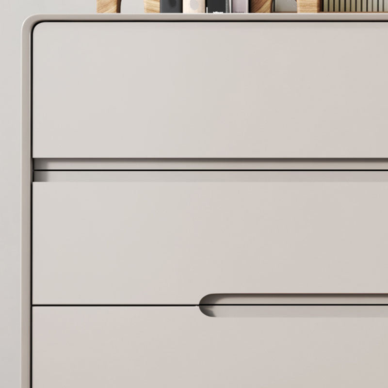 Modern Horizontal Double Dresser Wood Storage Dresser for Bedroom