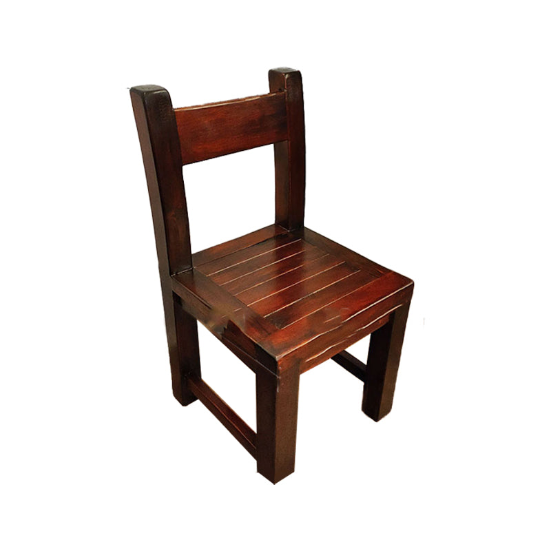 Open Back Dining Side Chair Traditional Solid Wood Dining Chair