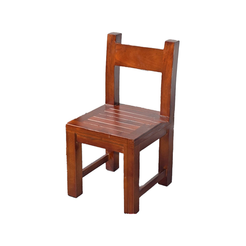 Open Back Dining Side Chair Traditional Solid Wood Dining Chair