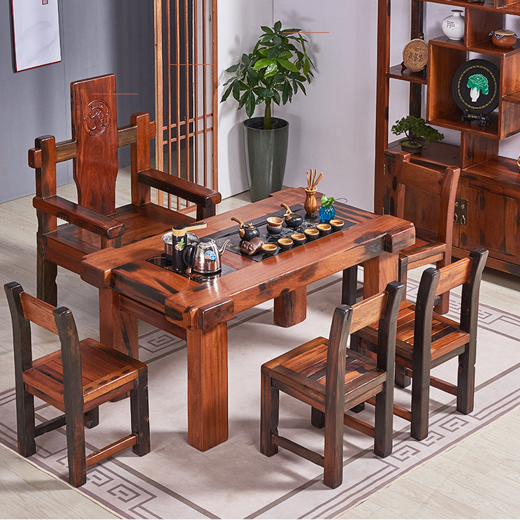 Open Back Dining Side Chair Traditional Solid Wood Dining Chair