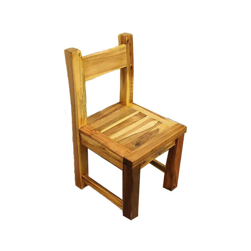 Open Back Dining Side Chair Traditional Solid Wood Dining Chair