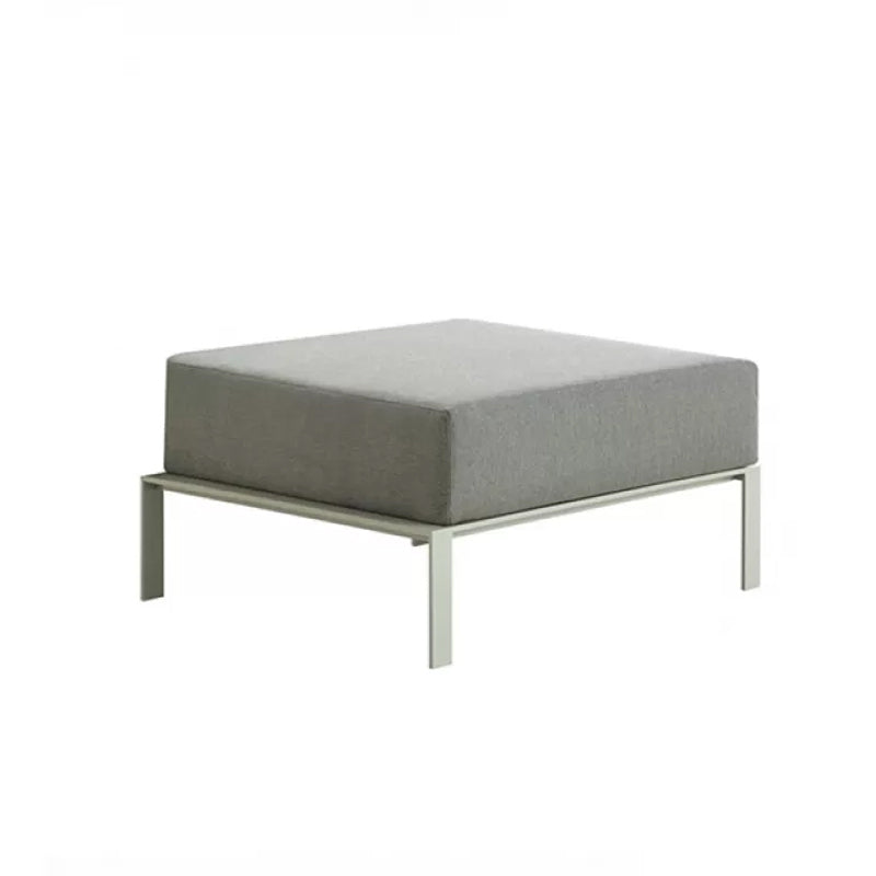 Industrial Metal Frame Outdoor Sofa Water Resistant Patio Sofa with Cushion