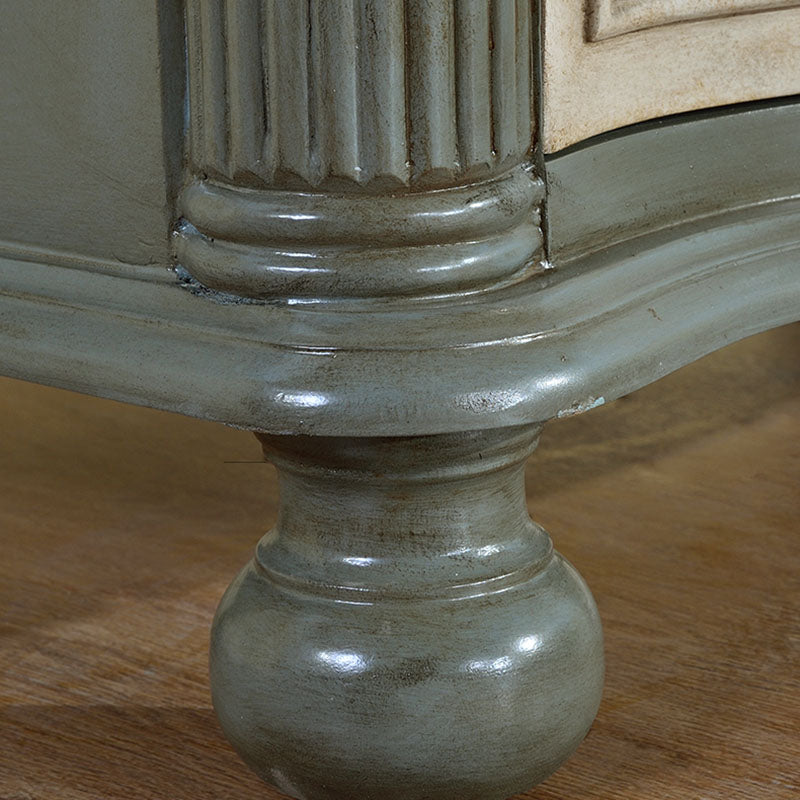 Traditional Vertical Lingerie Chest Wood Storage Dresser for Bedroom