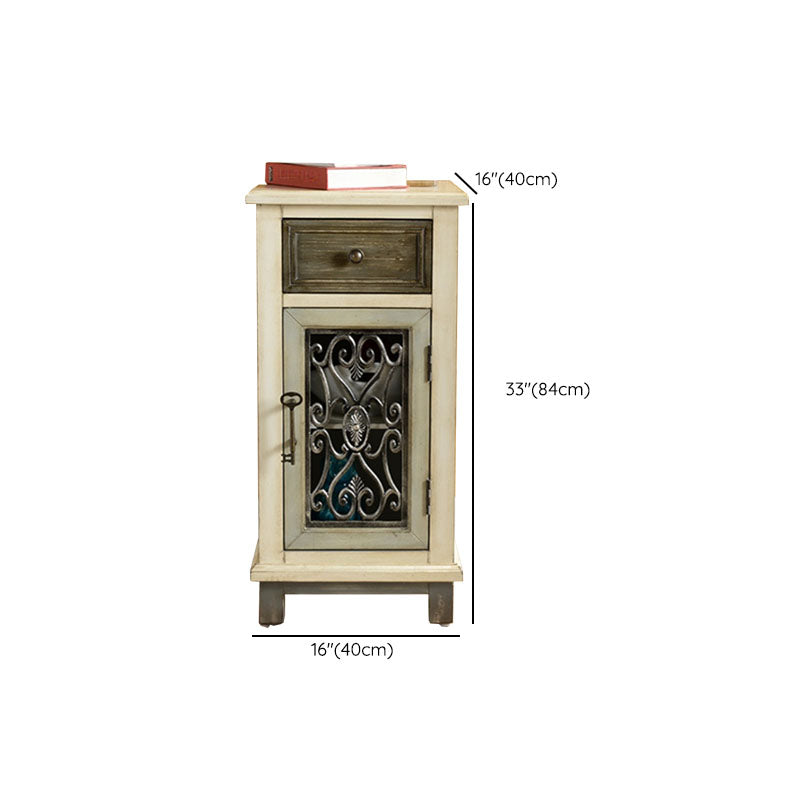 Traditional Vertical Combo Dresser Wood Storage Bachelor Chest for Home