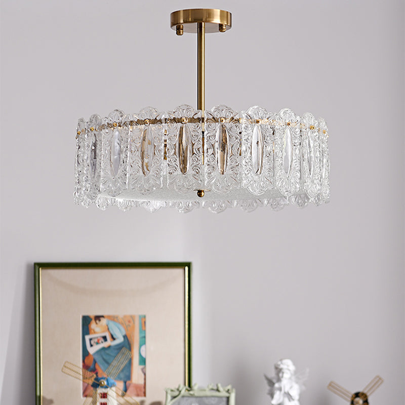 Nordic Flush Mount Light Minimalist Flush Mount Ceiling Light Fixture with Glass Shade