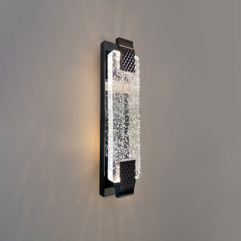 Modern Style Wall Lamp LED Wall Mount Lamp with Crystal Shade for Bedroom