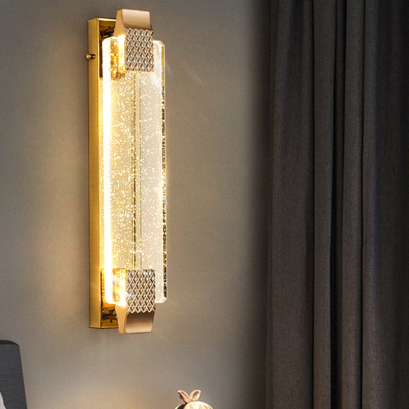 Modern Style Wall Lamp LED Wall Mount Lamp with Crystal Shade for Bedroom
