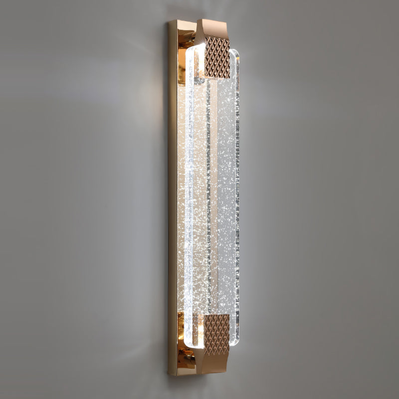 Modern Style Wall Lamp LED Wall Mount Lamp with Crystal Shade for Bedroom