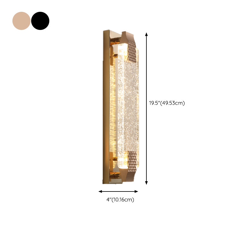 Modern Style Wall Lamp LED Wall Mount Lamp with Crystal Shade for Bedroom