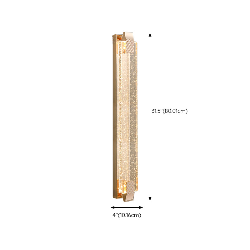 Modern Style Wall Lamp LED Wall Mount Lamp with Crystal Shade for Bedroom