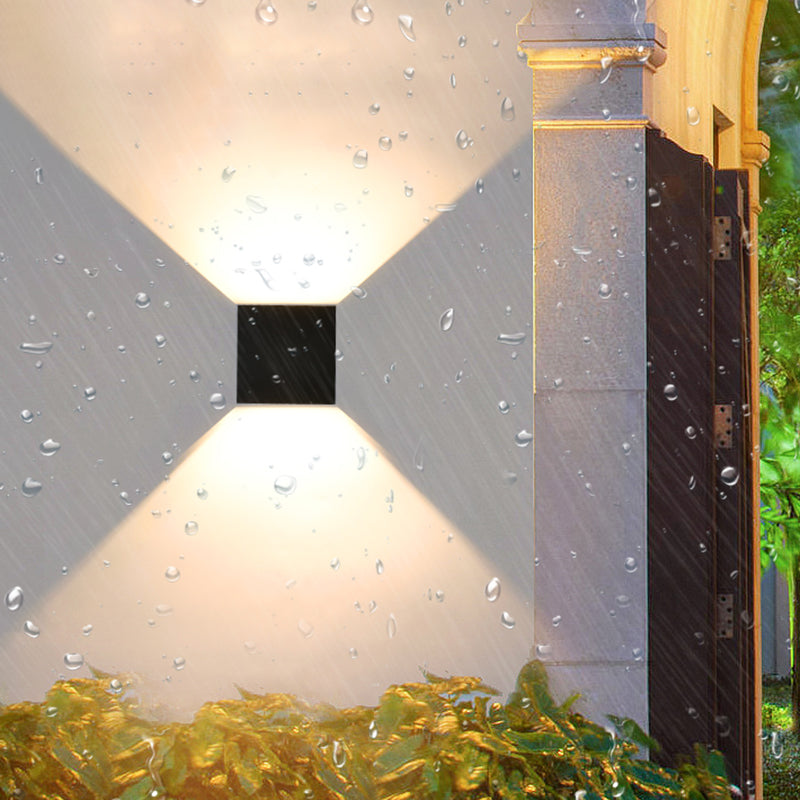 Metal Sconce Light Fixtures Black/White Wall Mounted Lights for Outdoor