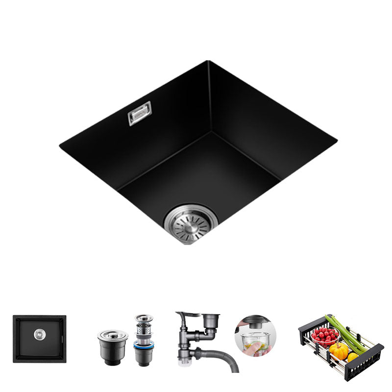Quartz Kitchen Bar Sink Single Bowl Kitchen Bar Sink with Drain Assembly