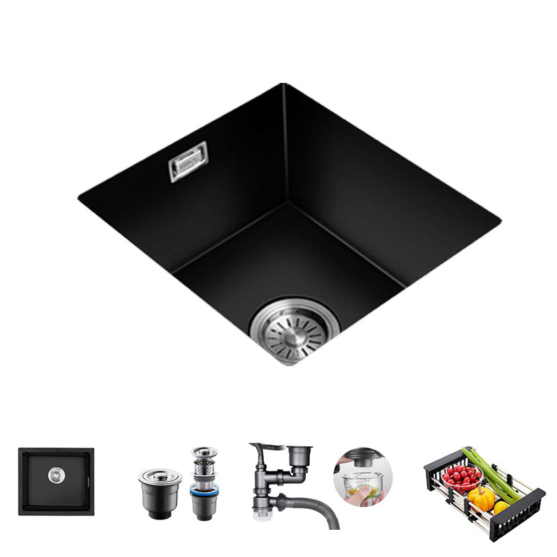 Quartz Kitchen Bar Sink Single Bowl Kitchen Bar Sink with Drain Assembly