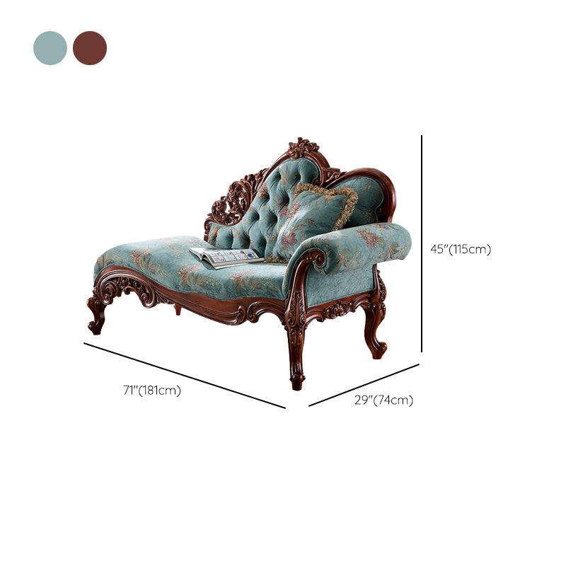 Traditional Chaise Lounge Couch Tufted Chaise Lounge for Bedroom