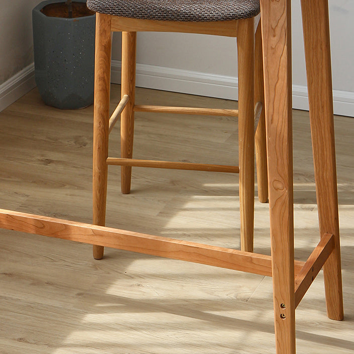 Modern Rectangular Bar Table Solid Wood Bar Table for Dining Room