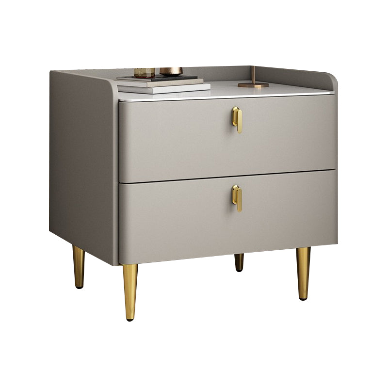Contemporary Pure Color Kids Nightstand Solid Wood Storage Kids Bedside Table