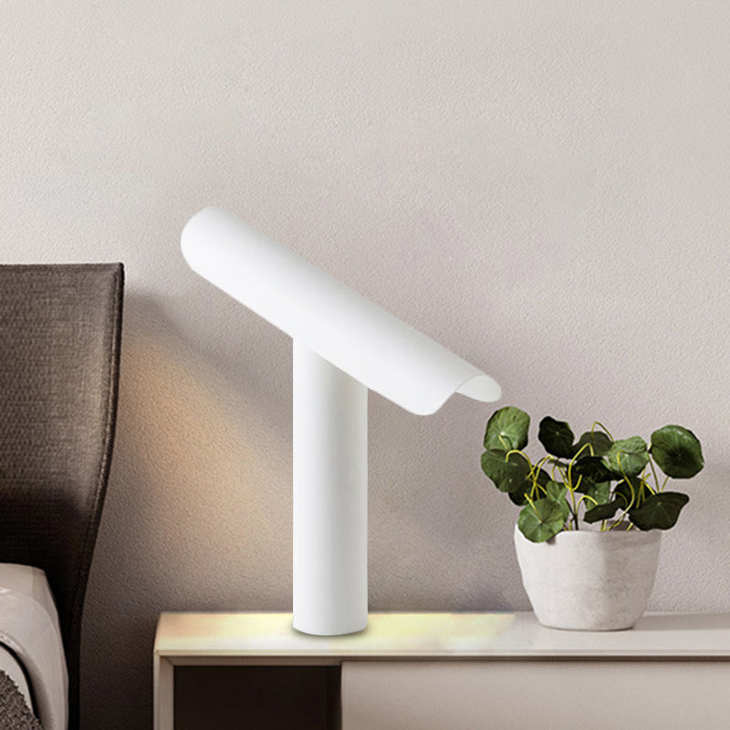 Table du fromage à finition blanche Lumière LED POSTmoderne LED Lampe de bureau avec cordon plug-in