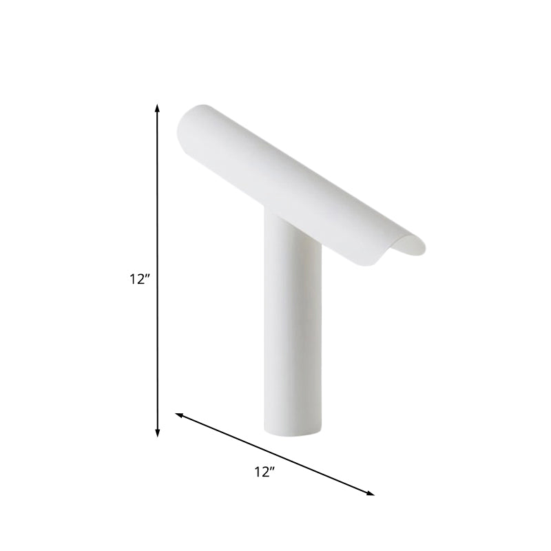 Table du fromage à finition blanche Lumière LED POSTmoderne LED Lampe de bureau avec cordon plug-in
