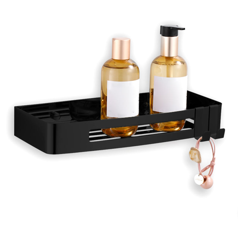 3-Piece Modern Bath Hardware Set in Stainless Steel, Bath Shelf