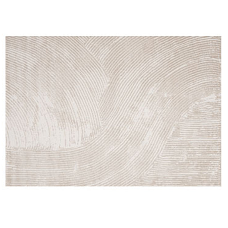 Natural Colorblock Rug Morandi Color Area Rug Polyester Easy Care Carpet for Bedroom