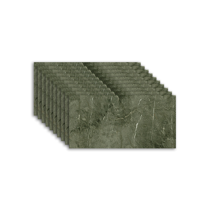 Rectangular Water-resistant Tile PVC Singular Peel & Stick Tile for Backsplash Wall