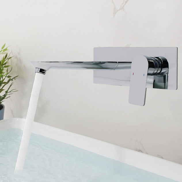 Contemporary Bathtub Faucet Wall Mounted Metal Bath Faucet Trim