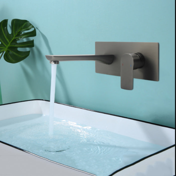 Contemporary Bathtub Faucet Wall Mounted Metal Bath Faucet Trim