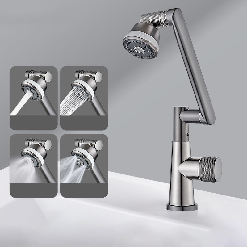 Knob Handle Wide Spread Bathroom Faucet Industrial Vanity Sink Faucet
