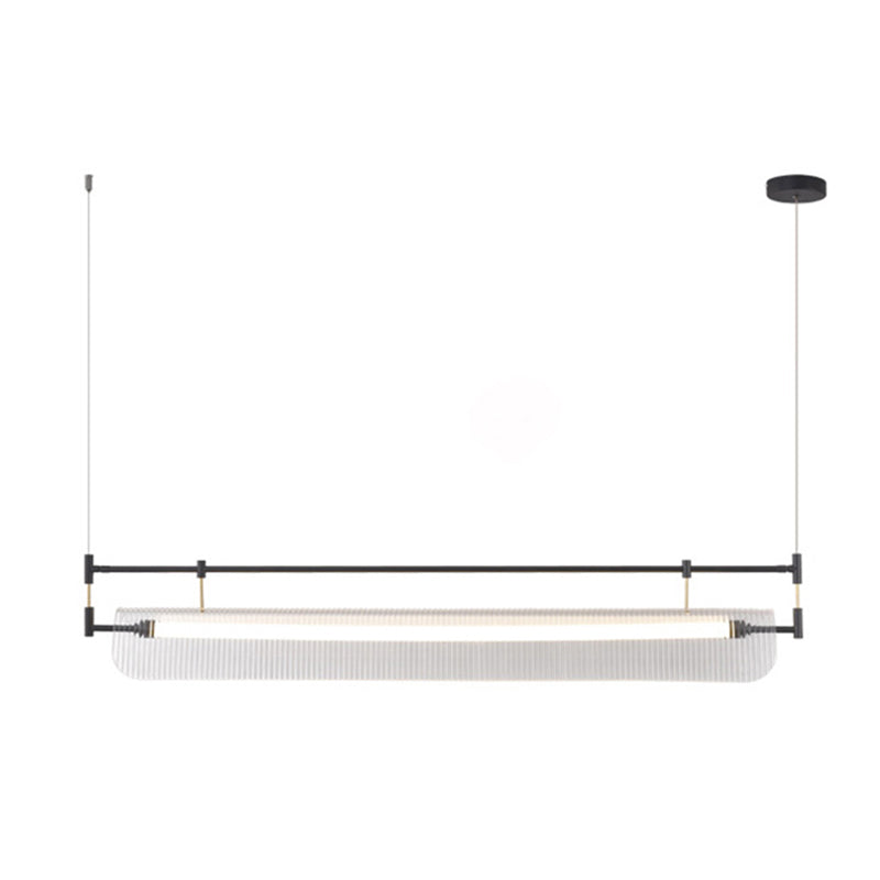 Single Golden/Black Modern Island Lighting Unique LED Ceiling Light for Dining Room