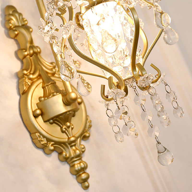 Nordic Style Crystal Vanity Light Geometry Shape Vanity Lamp for Shower Room