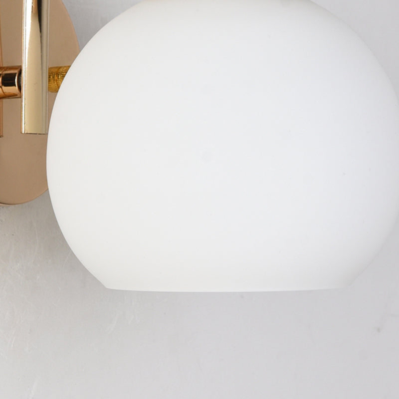 Modern Simple Golden Vanity Light Ball Shape Vanity Lamp for Shower Room