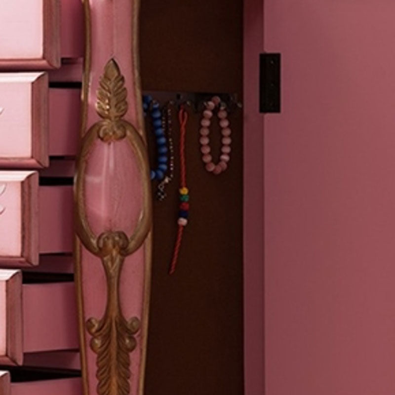 Traditional Vertical Lingerie Chest Wood Storage Dresser for Home