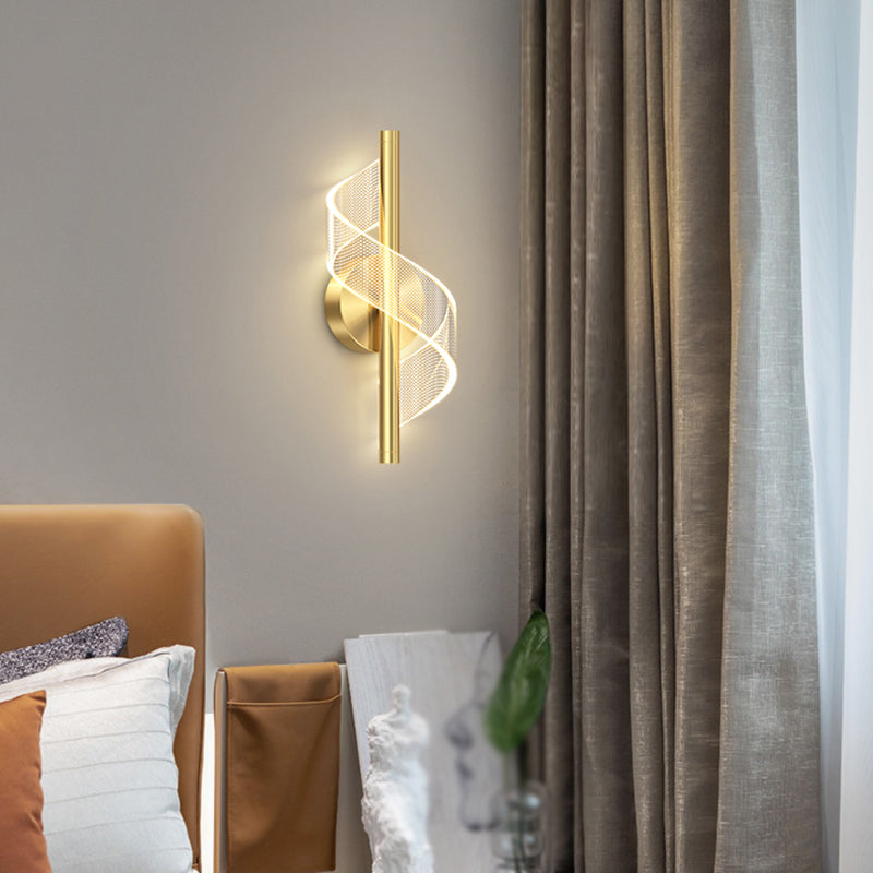 Modern Style Wall Lamp LED Wall Mount Lamp with Acrylic Shade for Bedroom