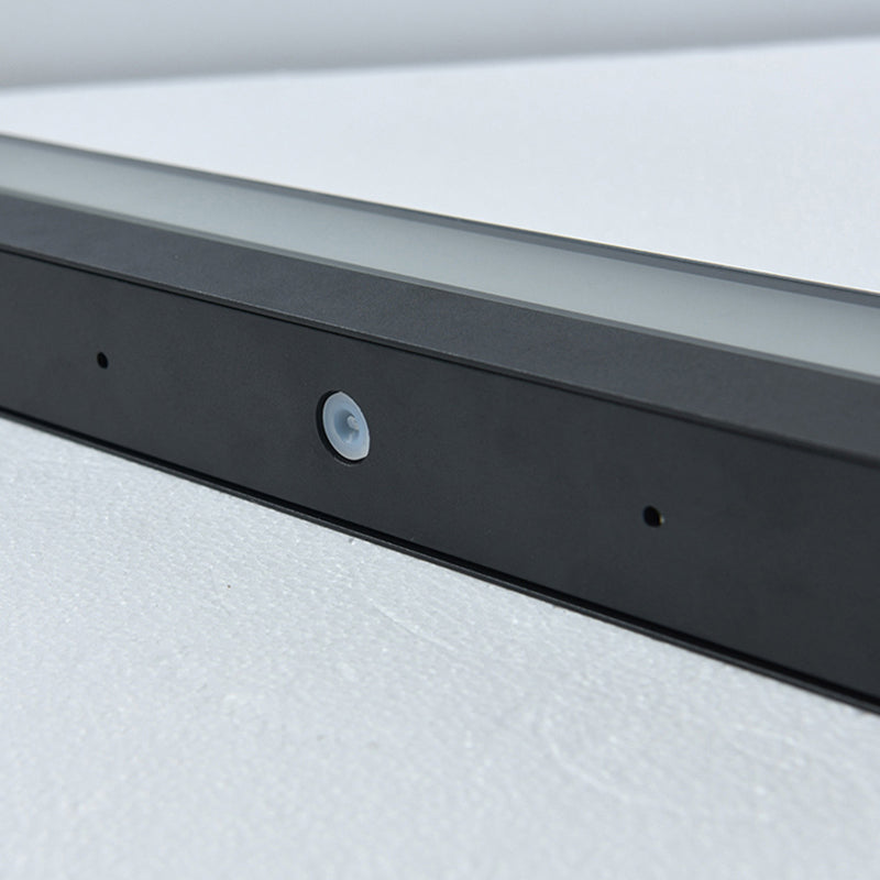 Modern Black Wall Lamp LED Wall Mount Lamp with Glass Shade for Garden