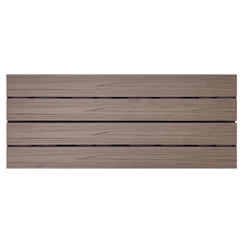 Modern Style Rectangle Wood Flooring Non-slip Outdoor Wood Flooring