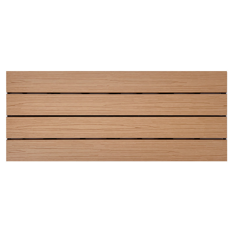 Modern Style Rectangle Wood Flooring Non-slip Outdoor Wood Flooring