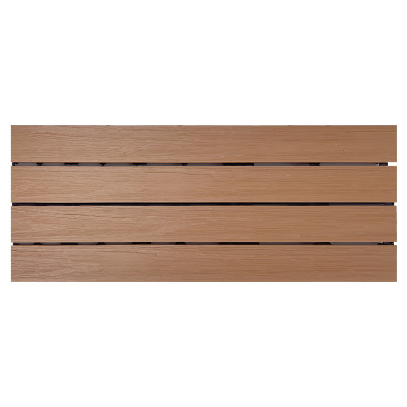 Modern Style Rectangle Wood Flooring Non-slip Outdoor Wood Flooring