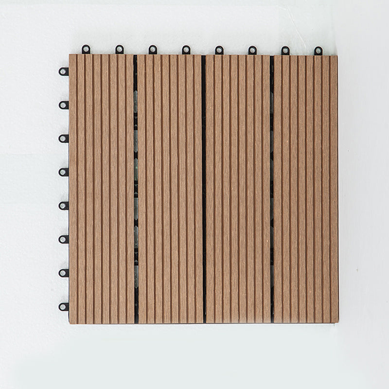 Contemporary Style WPC Flooring Anti-corrosion Square Wood Flooring