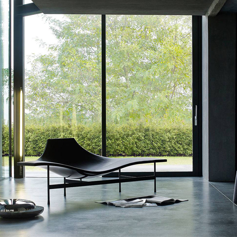 Modern Chaise Lounge Couch Solid Color Chaise Lounge for Living Room