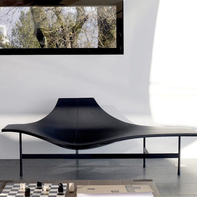 Modern Chaise Lounge Couch Solid Color Chaise Lounge for Living Room